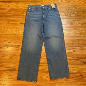 NWT Madewell Perfect Vintage Wide Leg Jeans men’s 32T